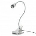 USB/AC alimentado 3W lúmen 160LM flexível pescoço Eye Protection LED luz branca com Clip
