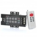 360W 8-chave RGB controle caixa c / controlador remoto para a faixa de luz LED (DC 12V ~ 24V)