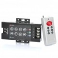 360W 8-chave RGB controle caixa c / controlador remoto para a faixa de luz LED (DC 12V ~ 24V)