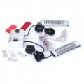 Isqueiro decoração psto 44-LED carro som efeito controle música luz (DC 12V)