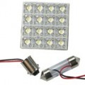 16-LED LED porta luz para veículos (branco)