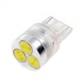 1.5 W LED 3 veículo virando sinal bulbo (12VDC T20D 2 pinosos branco)