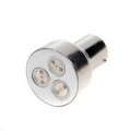 1.5 W LED 3 veículo virando sinal bulbo (12VDC S25-BAY15S 2-Pin amarelo)