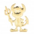 Bonito Little Devil figura estilo carro decoração adesivo - dourado