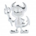 Cute Little Devil figura estilo carro decoração adesivo - prata