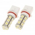 SP-13 3.5W 6500K 145-lúmen 18-5050 SMD LED branco lâmpadas (DC 12V/par)