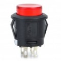 Carro Push Button Switch com indicador LED vermelho (12V / veículo DIY)