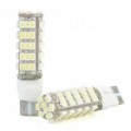 T10 4W 68-SMD 0502 LED 270LM 6000-6500K branco lâmpadas eléctricas para automóveis (Pack de 2 peças)