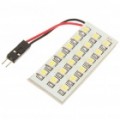 1W 6500K 60-lúmen 18-LED branco lâmpada com / T10/SV85 conectores (DC 12V)