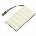 1.5 com 6500K 145-lúmen 24-5050 SMD LED branco carro lâmpada com / T10/SV85/BA9S conectores (DC 12V)