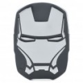 Decorativas Cool Iron Man estilo alumínio liga Badge emblema adesivo para carro