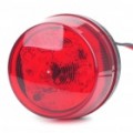 Vermelho de segurança aviso intermitente para moto/veículo (12V)