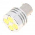 1156 4W 7000K 100-Lumen 4-LED luz carro cauda luz branca (DC 12V)