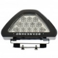 3W triângulo 12-luz vermelha carro cauda travão lâmpada LED (DC 12V)