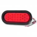 Ultra brilhante 26-LED vermelho pontos cauda aviso luz lâmpada (C.C. 24V)
