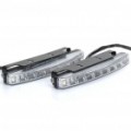 0.6W 9-LED branco / amarelo leve carro Daytime executando lâmpadas (DC 12V / par)