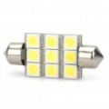 0.5 W 60-80LM 6500-7000K 9-LED branco lendo luz lâmpada - branco