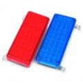 48-LED azul / vermelho luz Warning lâmpadas para carro / bicicleta / motocicleta (DC 12V / par)