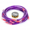HKS aterramento fios - roxo (conjunto de cabo de 6)