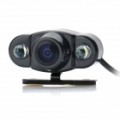 E400 Veículo Rear Sight CMOS câmera impermeável com 2-LED Night Vision (DC 12V / NTSC)
