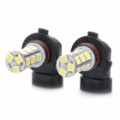 9005 3.5W 18-5050 SMD LED 216LM 6000-6500K branca frente luz nevoeiro (par/DC 12V)