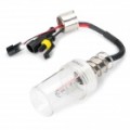 H6 35W 2900LM 10000K azul claro da motocicleta farol HID com balastro (DC 9 ~ 16V) - transparente + prata