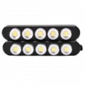 15W 7000K 800LM 5-branco luz carro Daytime Running lâmpadas LED - par (DC 12V)