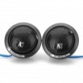 500W DIY Speaker Tweeters plástico para sistema de áudio estéreo de carro - preto (par / DC 12V)
