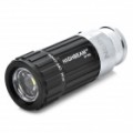 Recarregável cigarro carro psto 1W 45LM 7000K branco luz 1-LED Flashlight - preto + prata (12V)