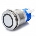 Carro Push Button Switch com indicador de LED azul para veículo DIY (24V)