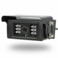Impermeável afiada CCD Car Rearview câmera com 12-LED IR Night Vision (NTSC / DC 12V)