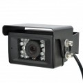 Impermeável afiada CCD Car Rearview Camera com / 18-LED IR Night Vision (NTSC / DC 12V)