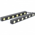 6W lúmen 80-lúmen 6-LED branco luz carro diurna lâmpadas (DC 12V / par)