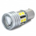 1156 5W 7000K 400LM Cree R3 convexos lente luz + 12-LED branco lâmpada para carro (8 ~ 30V)