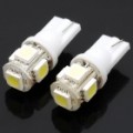 0.18W iluminação lateral com 10-12LM 6000-7000K 3000-3500MCD 5-LED carro largura luz intensidade (60mA/12V)