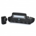 Kit de mãos livres do volante Monte Bluetooth Caller ID c / MP3 Player FM transmissor