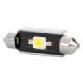 39mm 2W 6500K 110-lúmen 1-7060 SMD LED branco luz carro luzes (DC 12 ~ 18V)