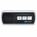 Portátil recarregável Bluetooth v 2.1 + EDR celular falante mãos livres Car Kit - preto