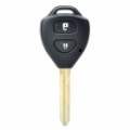 Substituição 2 botões Transponder inteligente chave Casing para Toyota Corolla
