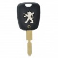 Substituição 2 botões Transponder inteligente chave Casing para Peugeot
