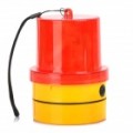 2-Modo 8-LED Red Light cuidado aviso lâmpada com suporte de montagem magnética & cinta (2 x R20)