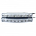 2W 12000MCD lúmen branco 8-LED carro Daytime Running Light (C.C. 12V / par)