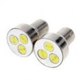 Carro branco luz LED 3 1.5 com DC12V (2-Pack) invólucro metálico de direção