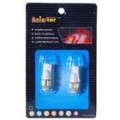 T10 0.75W bulbos de lâmpada 5 LEDs veículo sinal (12V branco 2-Pack)