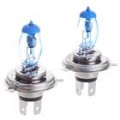 H4 90 ~ 100W branco carro lâmpadas eléctricas (2-Pack/DV 12V)