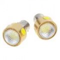 6W 1157 4-LED carro passando sinal lâmpadas - luz branca (2-Pack/DC 12V)