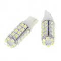 1.9W T10 1212 38-LED veículo decoração/sinal lâmpadas de luz branca (DC 12V/2-Pack)