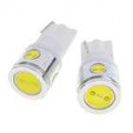 Lâmpadas eléctricas (2-Pack) de sinal de 1W T10 + 3W 12V branca luz LED carro Turning