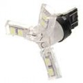 T20 1.35W 9 x 5050 SMD LED carro Turning sinal branco lâmpadas (DC 12V)