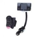Mãos livres Bluetooth + transmissor FM + leitor MP3 com volante de montagem remota (SD/USB/2.5mm)